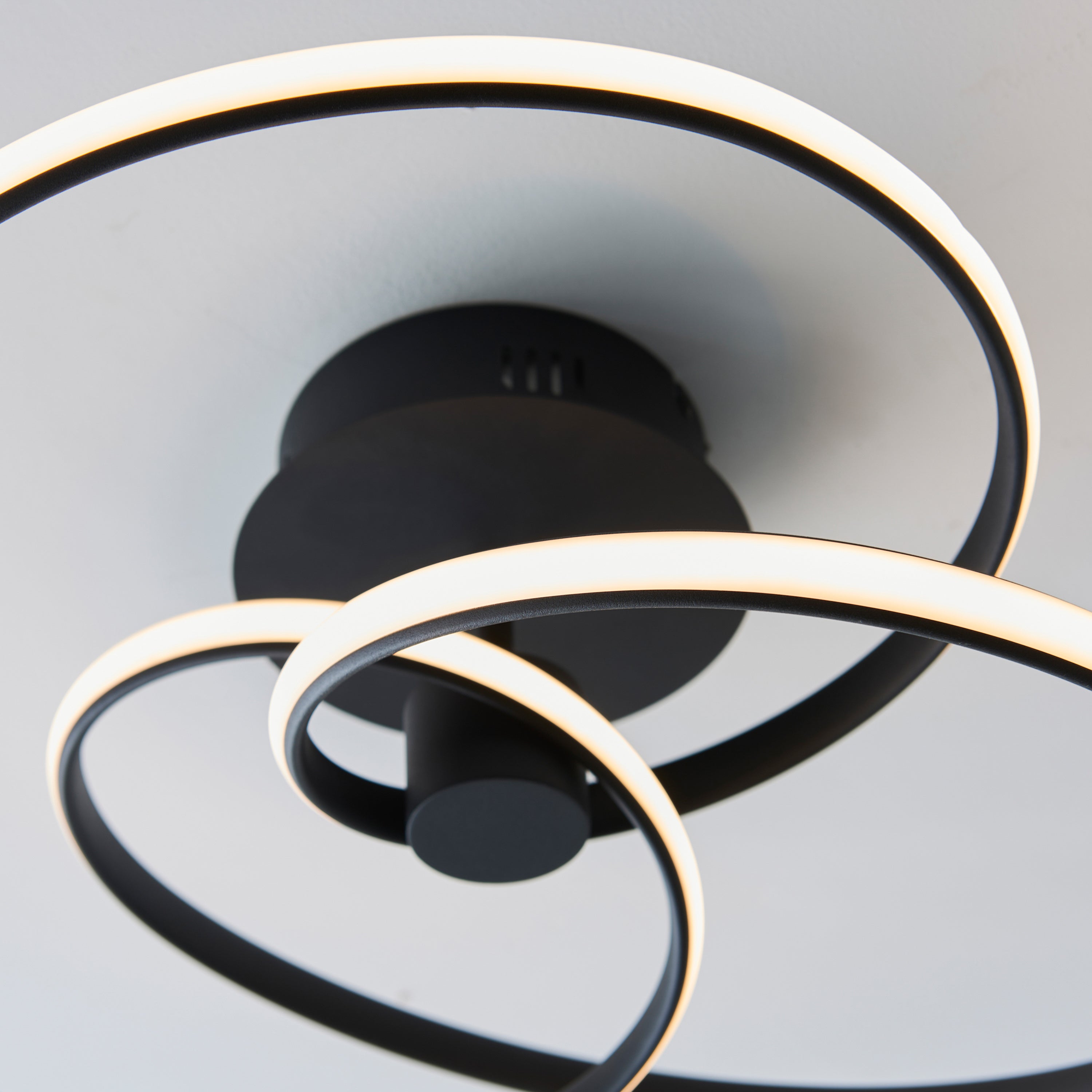 Anark Black Scribble LED Ceiling Light